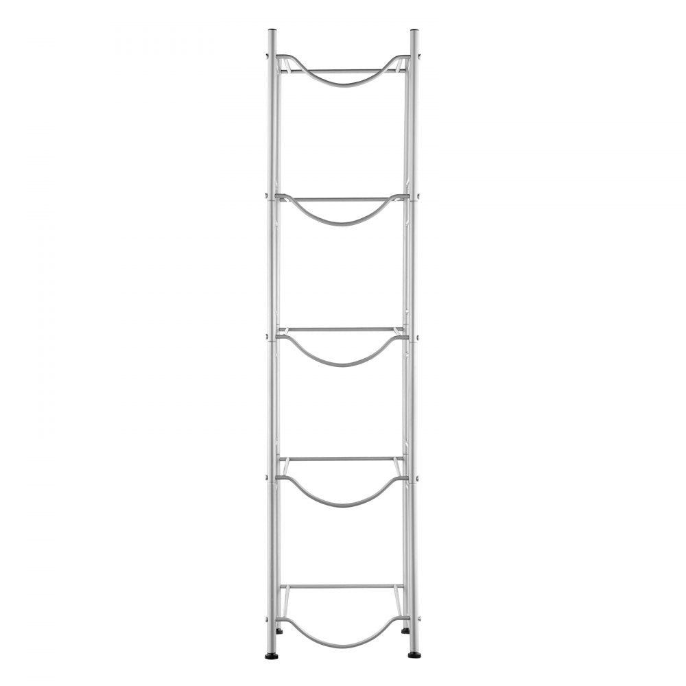 5 Water Bottle Rack-S - 5-Tier 53.3" Cast Iron Water Bottle Organizer