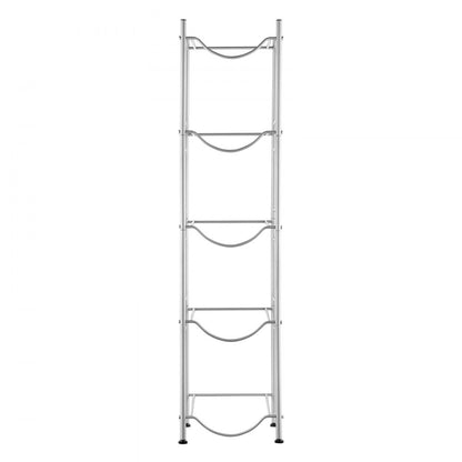 5 Water Bottle Rack-S - 5-Tier 53.3" Cast Iron Water Bottle Organizer