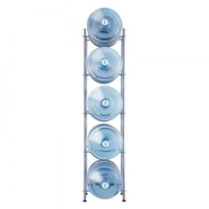 5 Water Bottle Rack-S - 5-Tier 53.3" Cast Iron Water Bottle Organizer