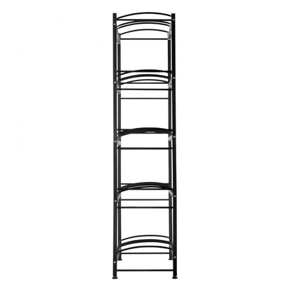 10 Water Bottle Rack-B - 5-Tier Black Water Bottle Holder for 10 Bottles