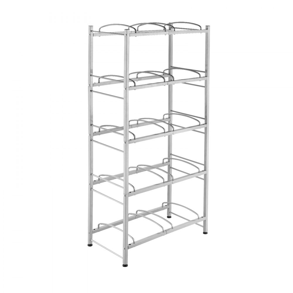 10 Water Bottle Rack-S - Durable 5-Tier Water Jug Holder for 10 Bottles