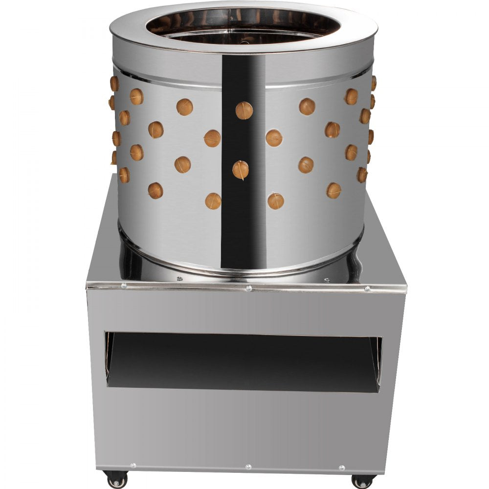 010575038224 - 240 RPM Stainless Steel Chicken Plucker with Rubber Fingers