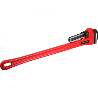 010464814576 - 60" Steel Pipe Wrench with Adjustable Jaw for Heavy-Duty Use