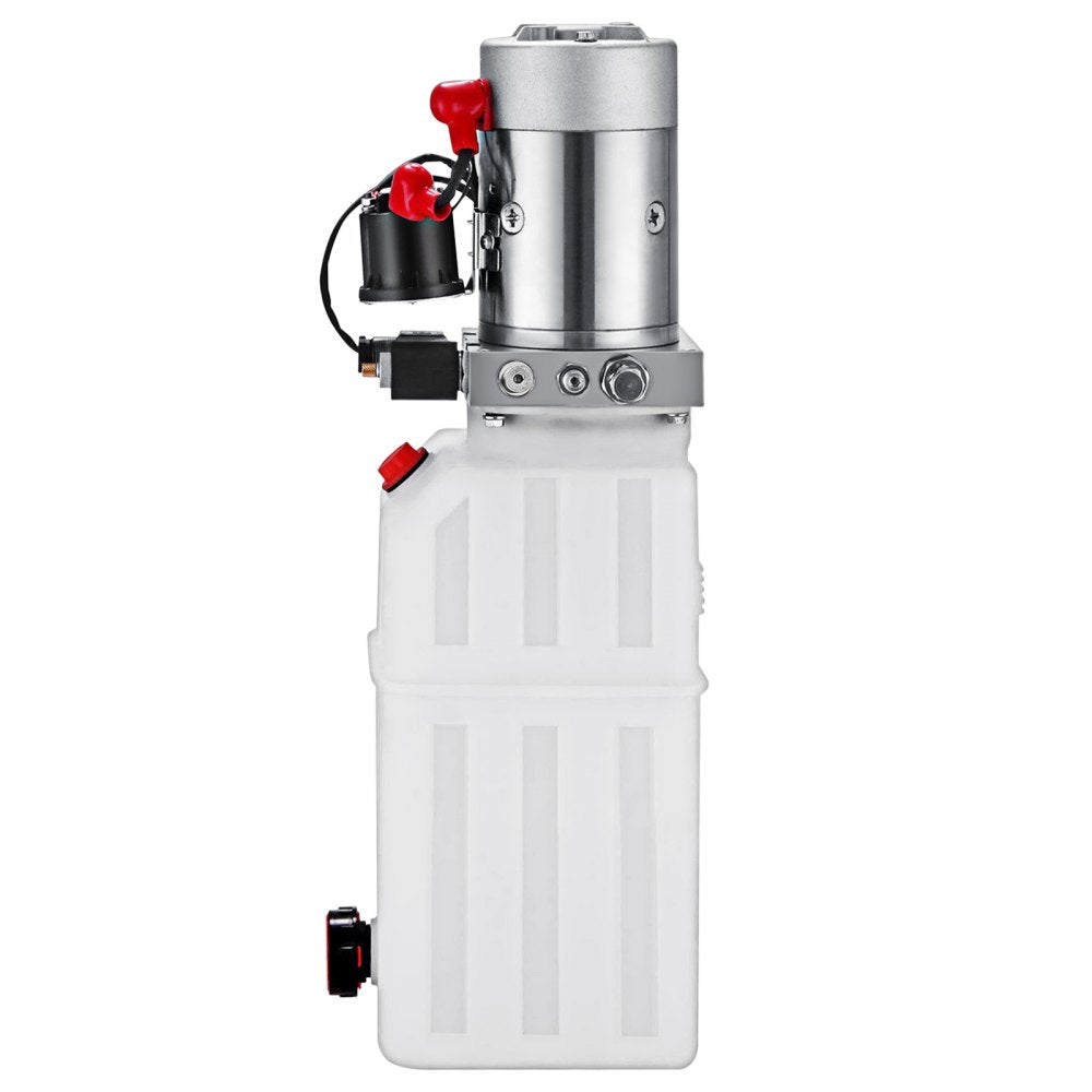 010377084563 - 6-Quart 12V Hydraulic Pump for Dump Trailers & Lifting