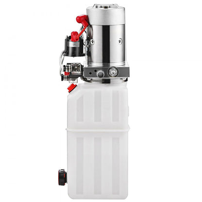 010854713406 - 6 Quart DC 12V Hydraulic Pump for Dump Trailers