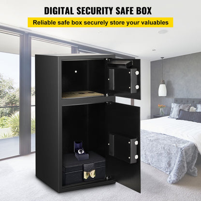 010300015708 - Heavy-Duty Digital Safe Box with Two Unlocking Methods