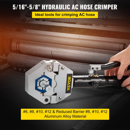 71500 - 8 Ton Portable Hydraulic Hose Crimper for 5/16" to 5/8" Fittings