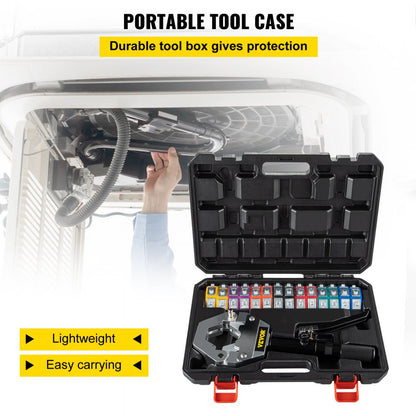 71500 - 8 Ton Portable Hydraulic Hose Crimper for 5/16" to 5/8" Fittings