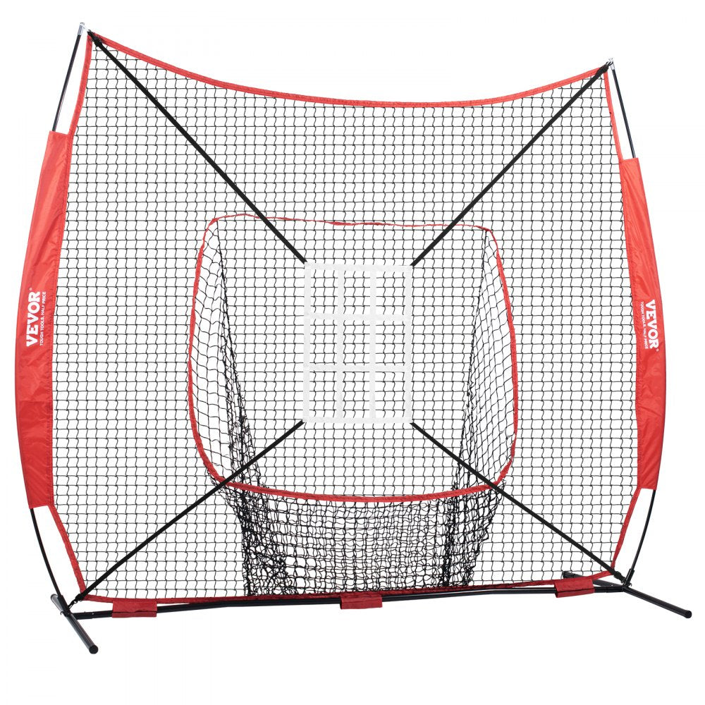 010513106823 - Durable 7x7 ft Baseball Practice Net for Skills Training