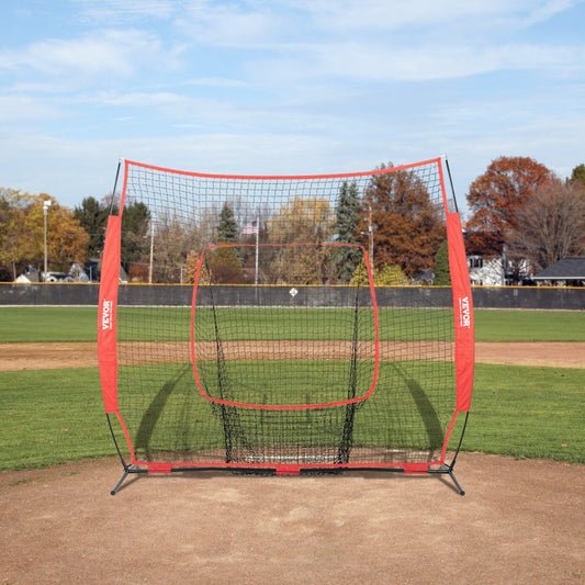 010644418759 - VEVOR 7x7 ft Practice Net for Baseball & Softball Training