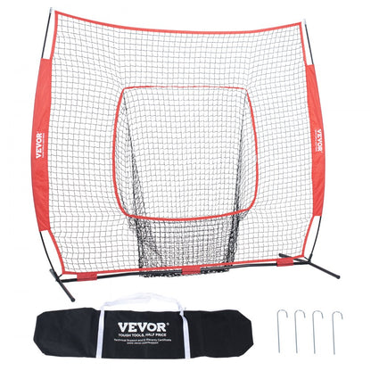 010644418759 - VEVOR 7x7 ft Practice Net for Baseball & Softball Training