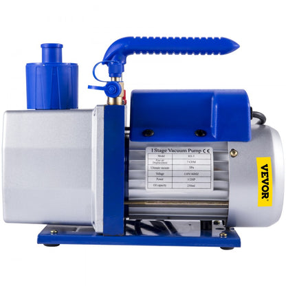 RS-1 - 7 CFM VEVOR Vacuum Pump with Durable Aluminum Build