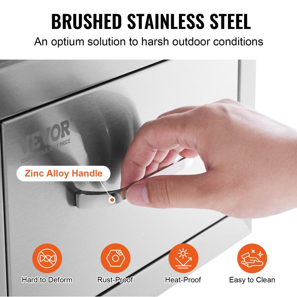 KM-CTG-2302-SKU12 - Stainless Steel Outdoor Kitchen Drawers for Ample Storage