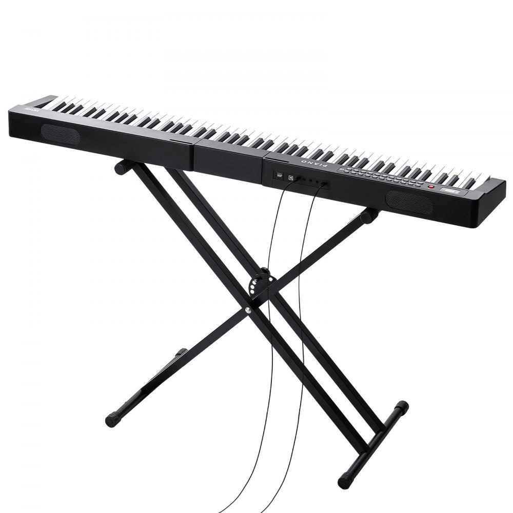BD-881D - 88-Key Semi-Weighted Digital Piano with Adjustable Stand