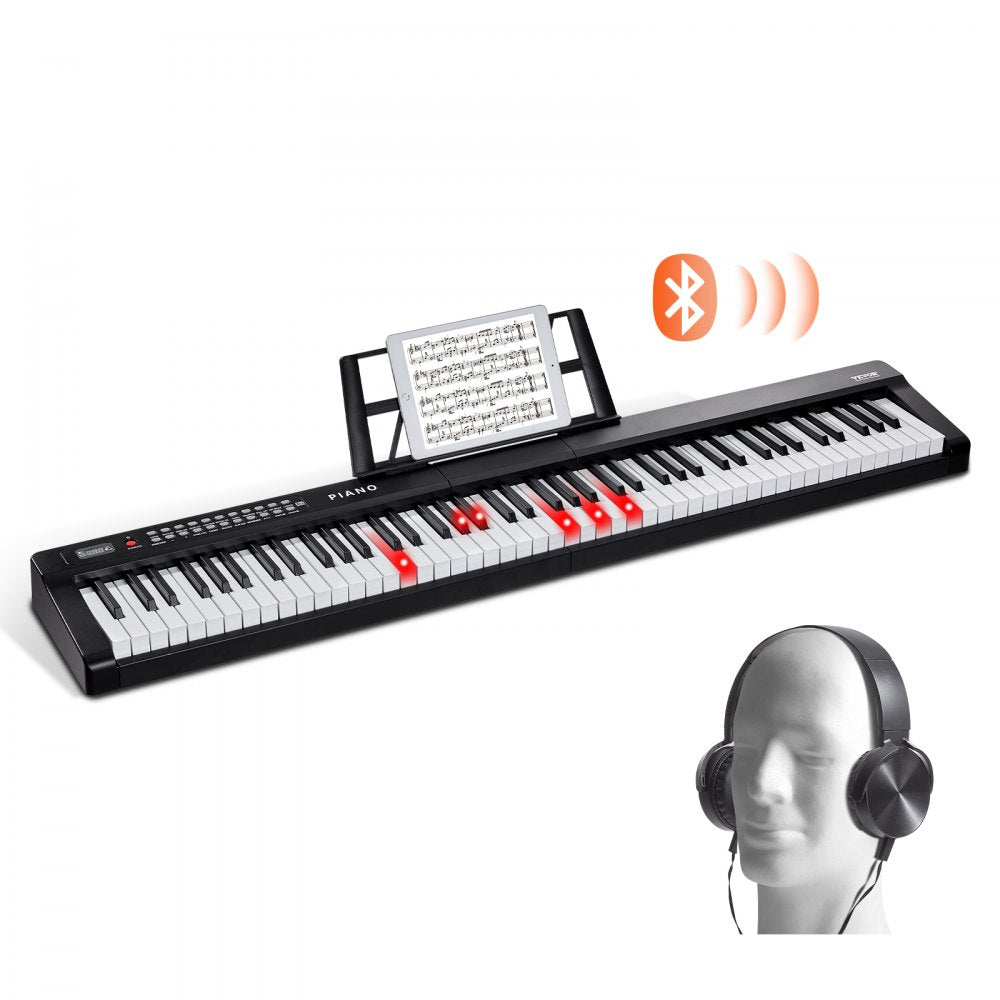BD-881D - 88-Key Digital Piano with Bluetooth & 1000 Sounds for Beginners