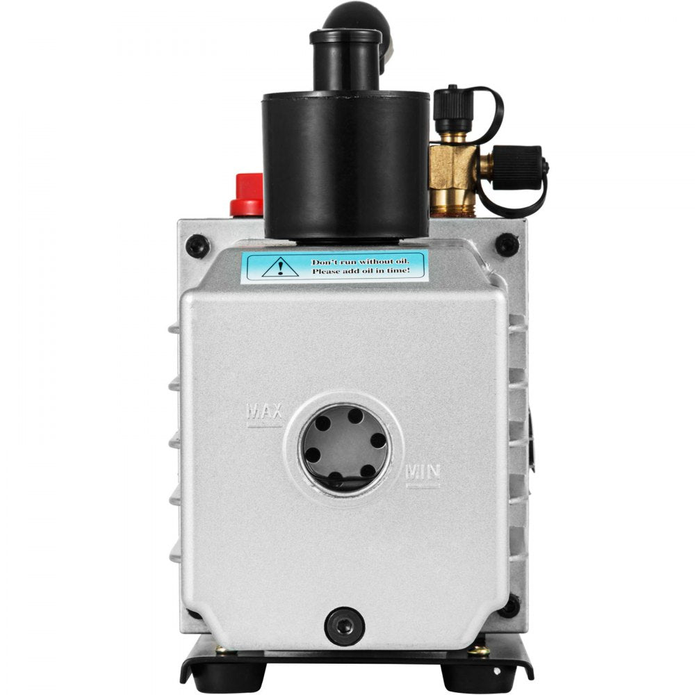 2RS-2 - 8CFM Dual-Stage Rotary Vane Vacuum Pump, Lightweight Aluminum Design