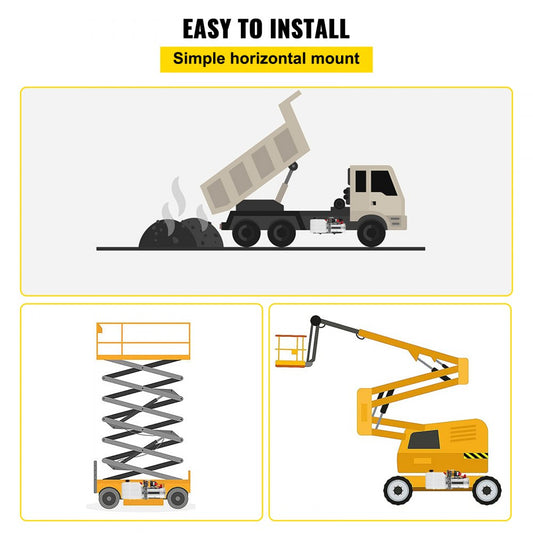 010619626012 - 12V DC Double Acting Hydraulic Pump with 8-Quart Reservoir