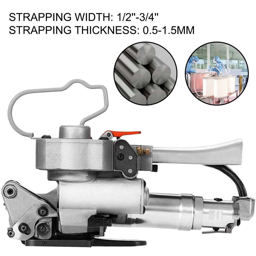 AQD-19 - Lightweight Pneumatic Strapping Tool for Heavy-Duty Packaging