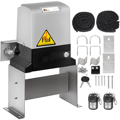 SGO-3009 - 3100 lbs Sliding Gate Opener with 2 Remotes & Safety Features