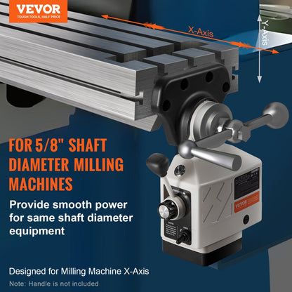 AL-310S - VEVOR X-Axis Power Feed, 0-200 RPM, 450 in-lb Torque