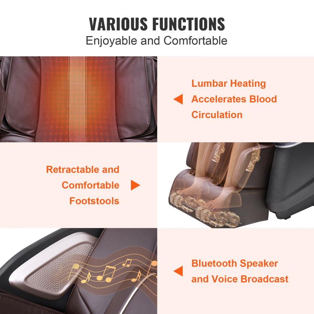 BH-6223 - Full-Body Zero-Gravity Massage Chair for Ultimate Relaxation