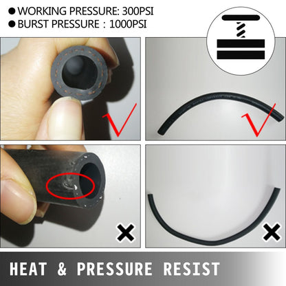 010157581219 - 32.8ft Braided 6AN Fuel Line Hose Kit for High Performance