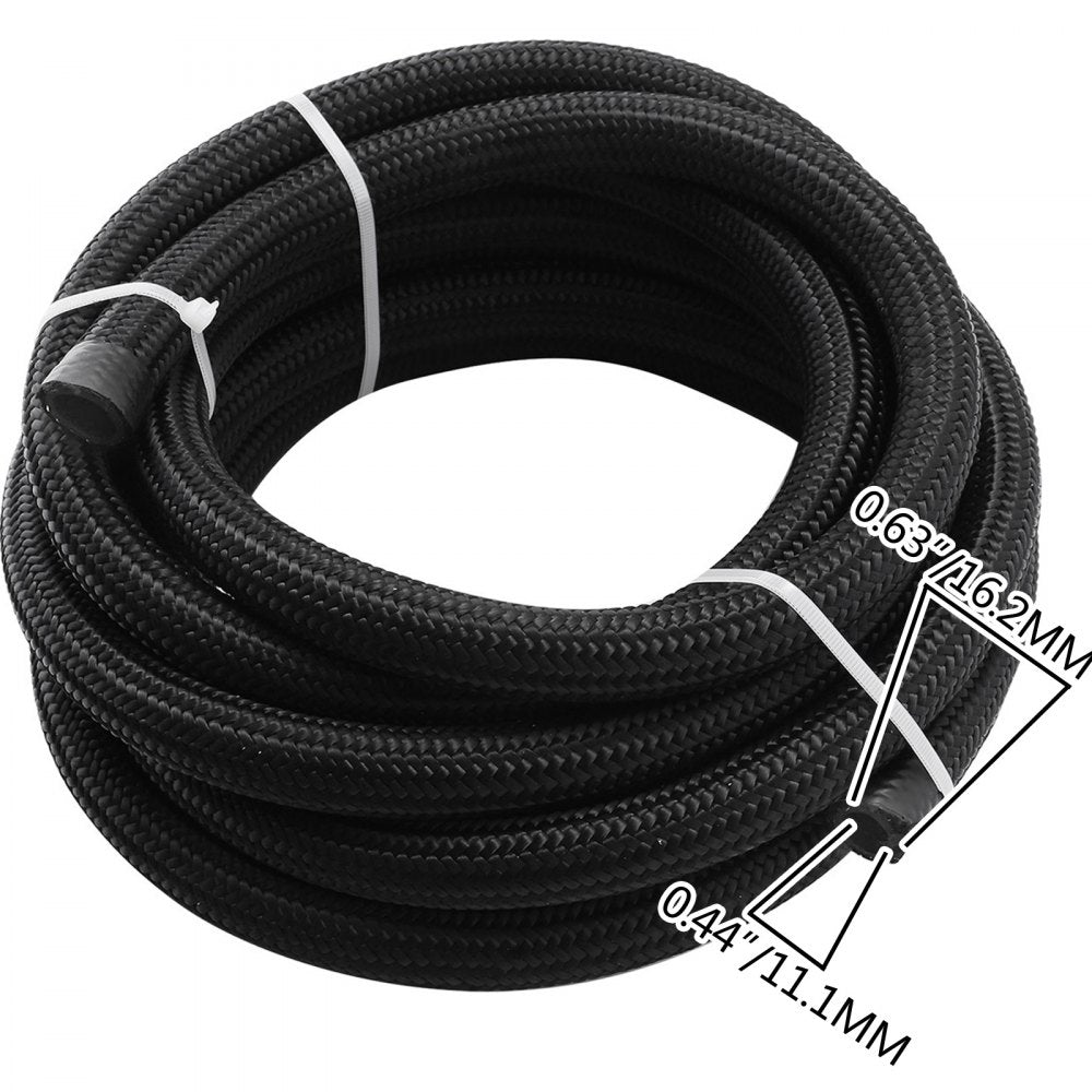 010157581219 - 32.8ft Braided 6AN Fuel Line Hose Kit for High Performance