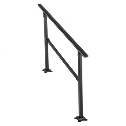 VV-OSR-4 - Adjustable 0-5 Steps Wrought Iron Stair Railing for Safety
