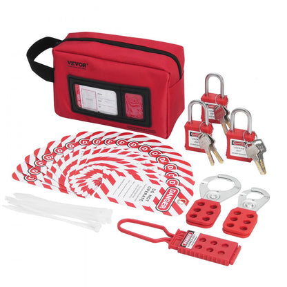 BD-ZT1 - 26-Piece Lockout Tagout Kit with Padlocks & Carrying Bag