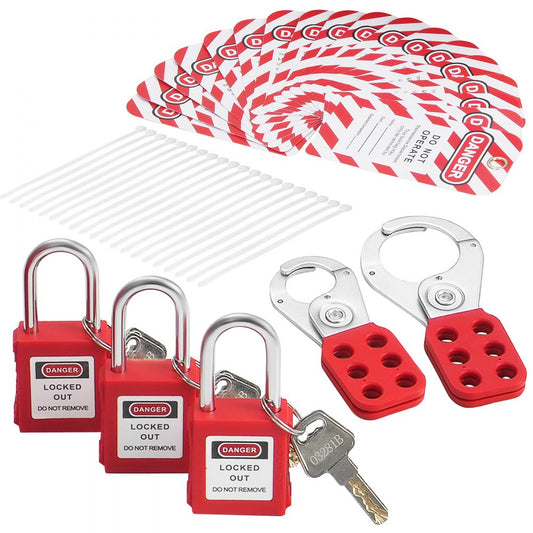 BD-B102 - Comprehensive Electrical Lockout Kit with Padlocks and Tags
