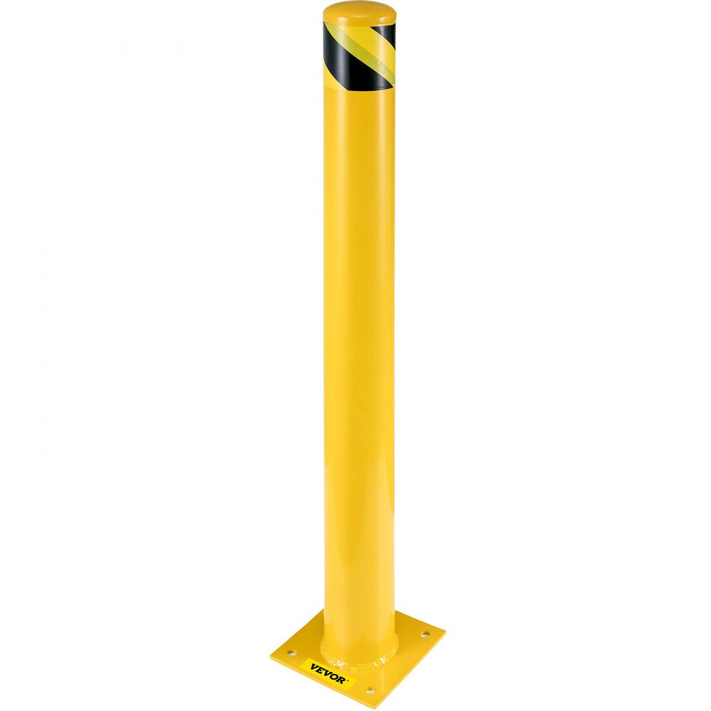 Safety Bollard 42 x 4.5 in - Durable Q235 Steel Impact Barrier