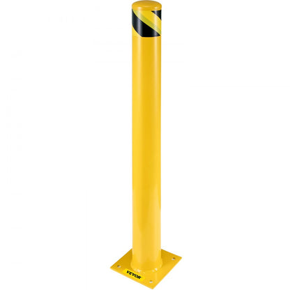 Safety Bollard 42 x 4.5 in - Durable Q235 Steel Impact Barrier