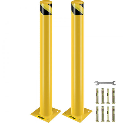 BP-42-4.5 - Heavy-Duty Safety Bollard for Vehicle Protection & Visibility