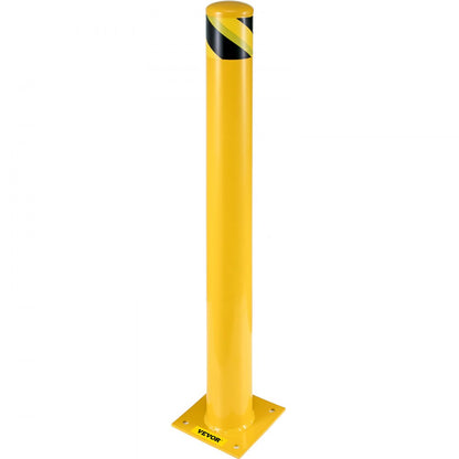 BP-42-5.5 - 42-Inch Durable Q235 Steel Safety Bollard with High Visibility