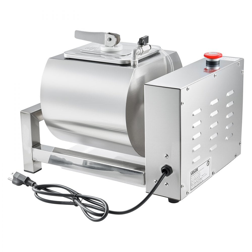YA-10L - 10L Stainless Steel Vacuum Meat Tumbler for Even Marination