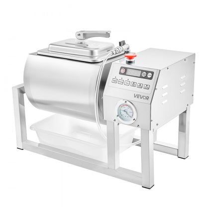 YA-20L - 20L Stainless Steel Vacuum Meat Tumbler with Adjustable Speeds