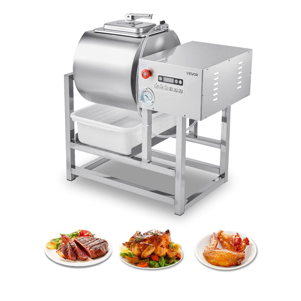 YA-40L - 40L Commercial Meat Tumbler with Vacuum & Adjustable Speed Settings
