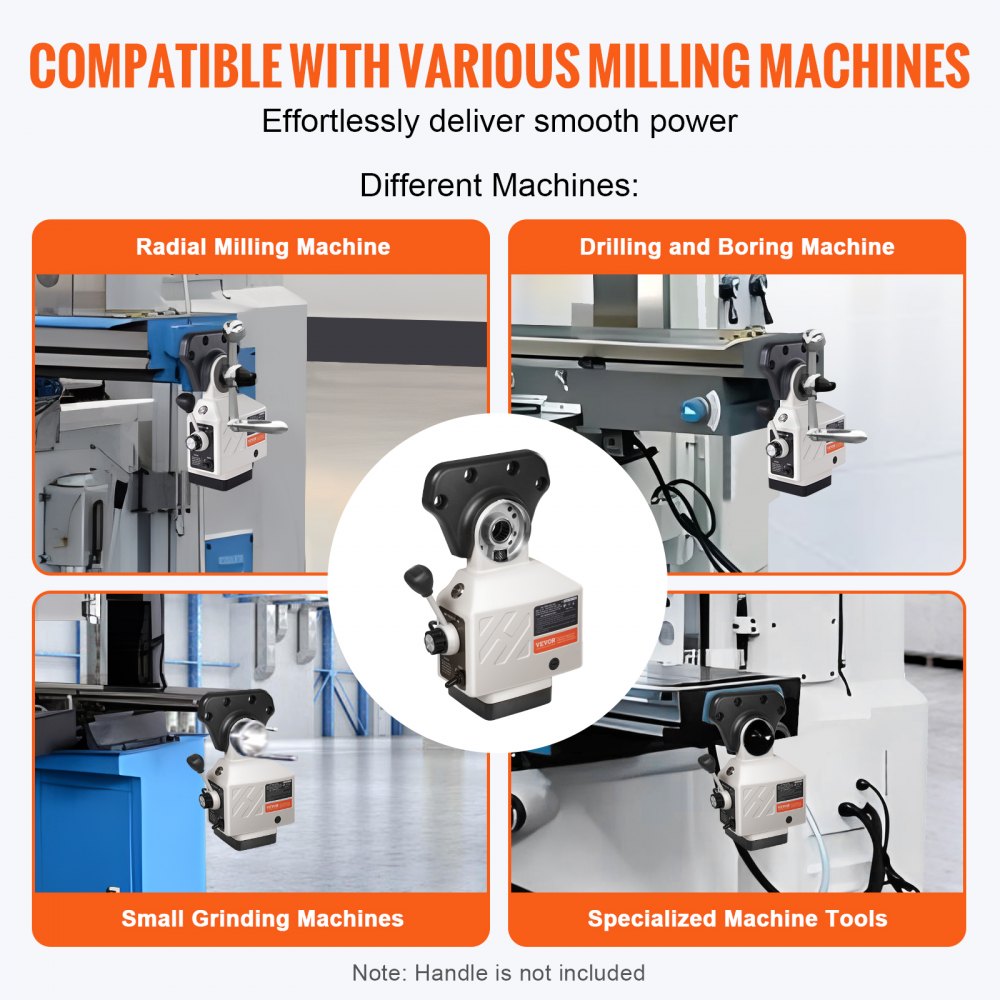 AS-250 - VEVOR Power Feed for Milling, 150 in-lb Torque, 5/8" Shaft