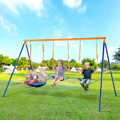 JX-SW03 - Heavy-Duty Backyard Swing Set for Up to 600 lbs