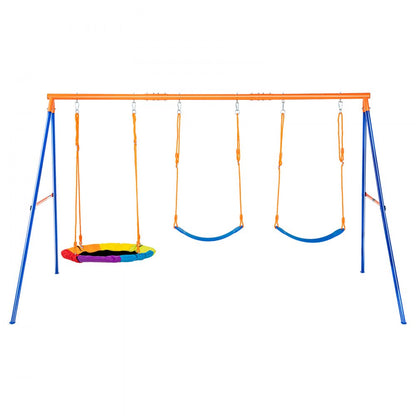 JX-SW03 - Heavy-Duty Backyard Swing Set for Up to 600 lbs