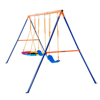 JX-SW03 - Heavy-Duty Backyard Swing Set for Up to 600 lbs