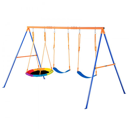 JX-SW03 - Heavy-Duty Backyard Swing Set for Up to 600 lbs