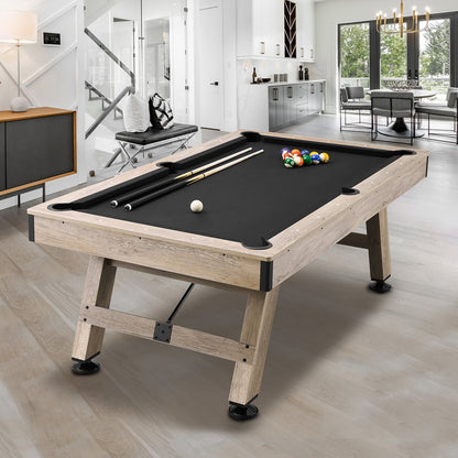 VP22 - 7 ft VEVOR Pool Table with Stylish Wood Finish and Accessories
