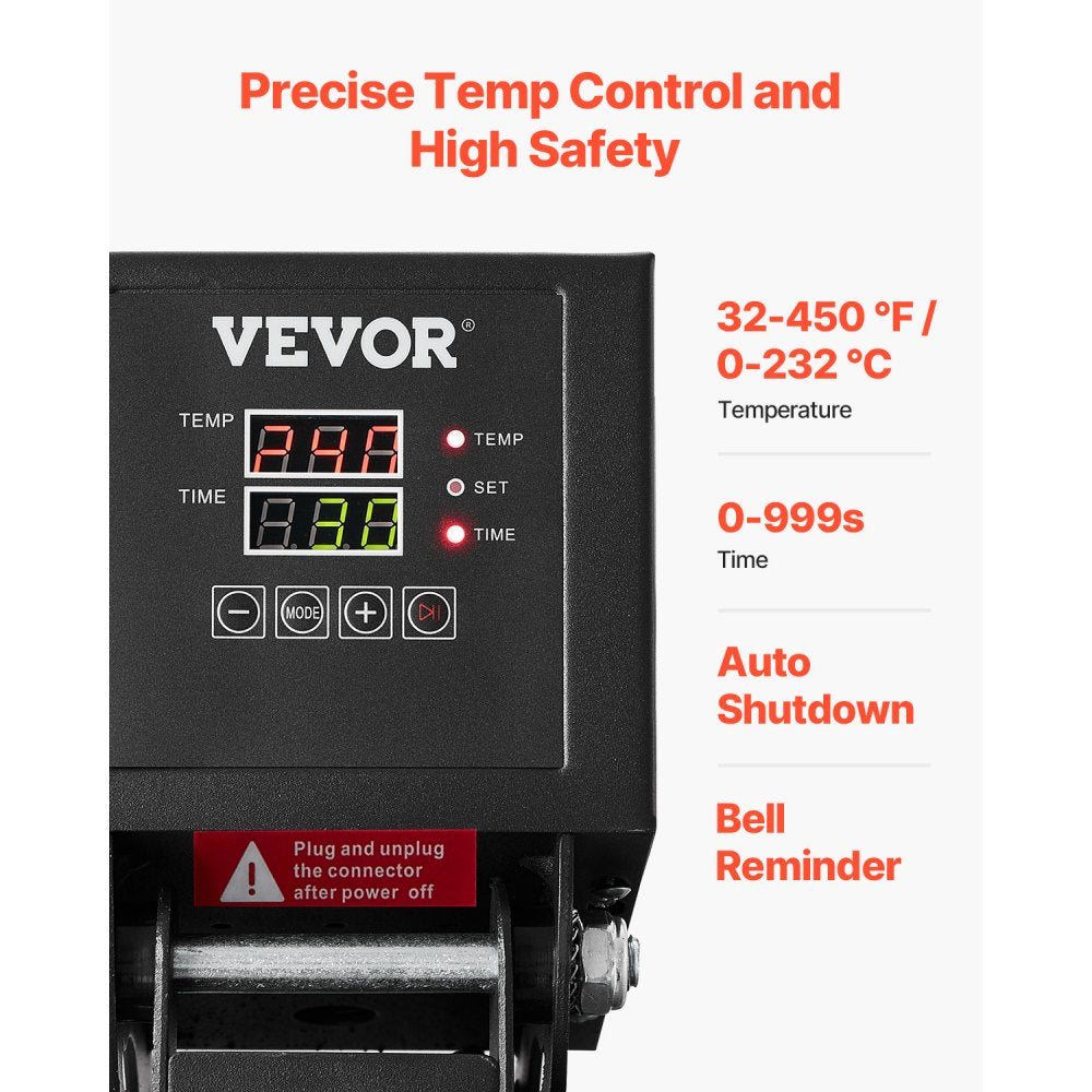 TL1123 - 15 x 15 Heat Press Machine with Dual-Zone Heating