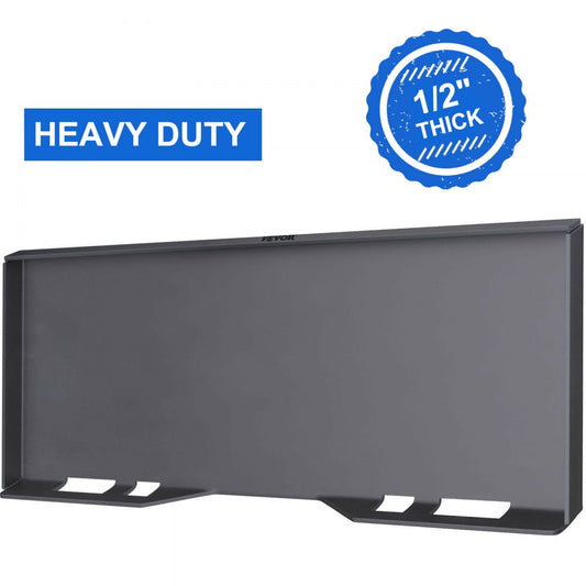 BM-012 - Durable 45" Skid Steer Mount Plate, 1/2" Thick Steel Attachment