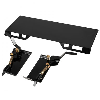 45" Quick Mounting Plate - Durable 3/8in Steel Skid Steer Attachment Plate