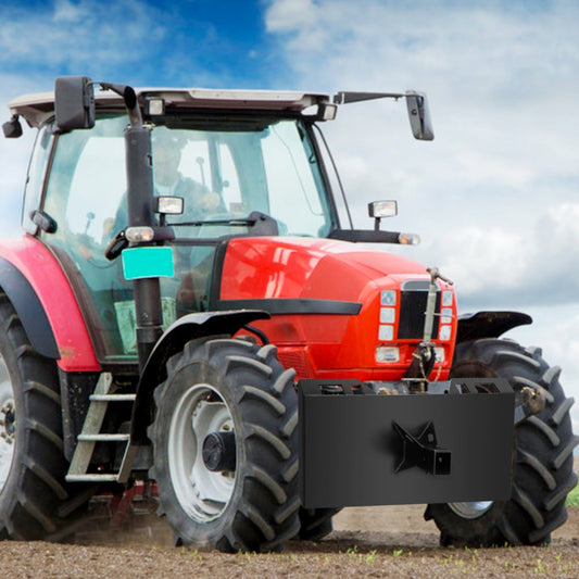 Thick Mount Plate - 45" Heavy-Duty Steel Skid Steer Mount for Easy Attachment