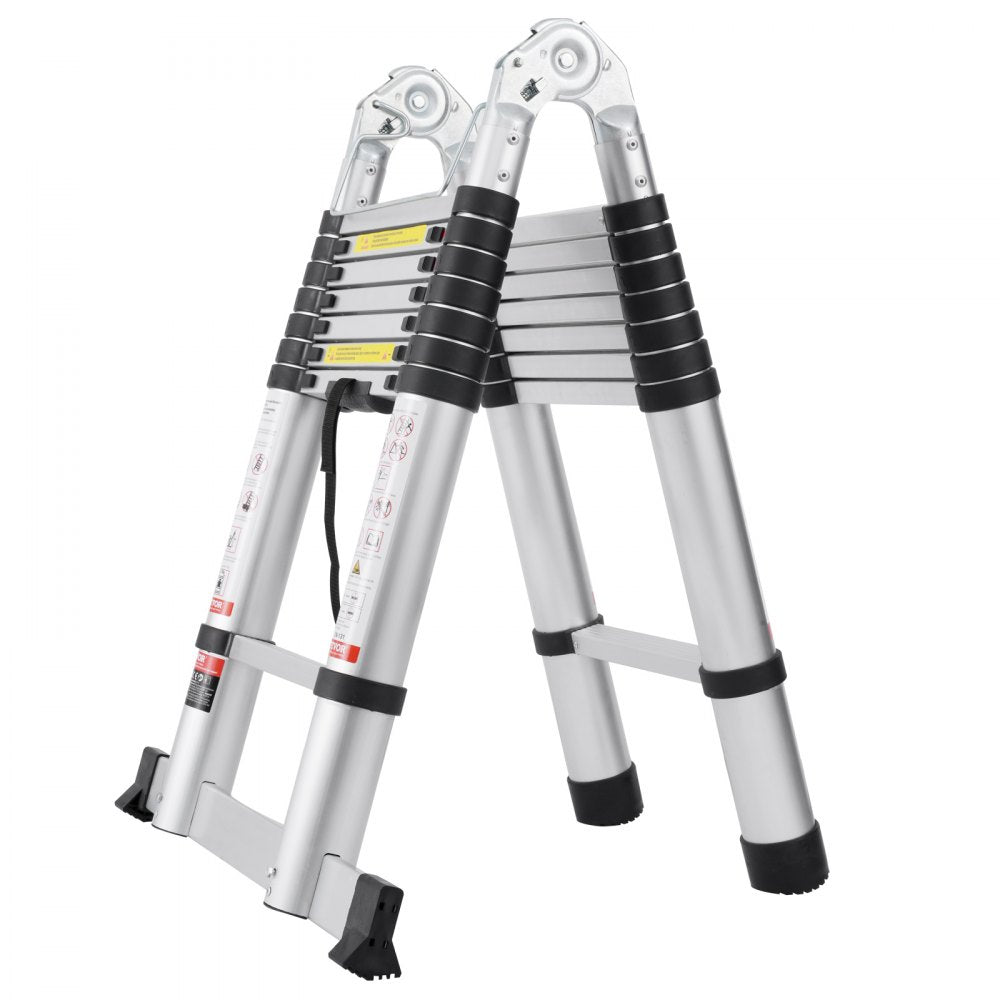 ML-2050P - 16.5FT Aluminum Telescoping Ladder with Stabilizer Bar