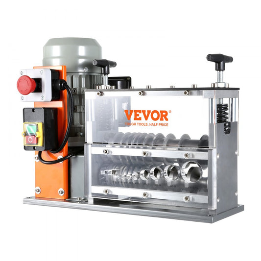 BXJDD750 - Durable 750W Wire Stripping Machine, Strips 0.06''-1.26'' Wires