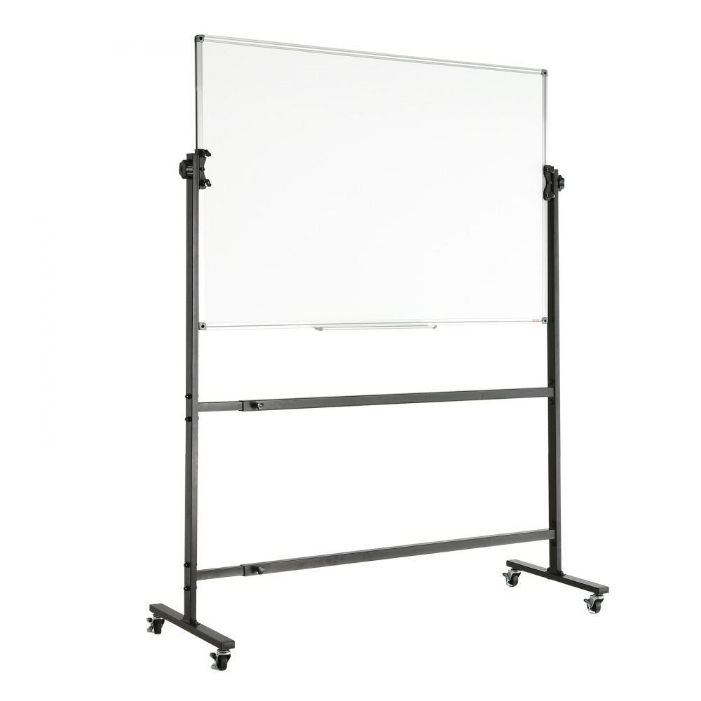 010365465695 - 48x32 Inch Mobile Double-Sided Whiteboard with Accessories
